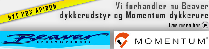 Beaver dykkerudstyr & Momentum dykkerure