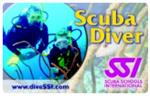 SSI ScubaDiver dykkercertifikat